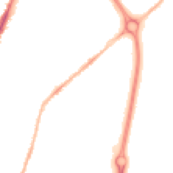 Night-time road noise heatmap for CV6 5GY