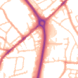 Daytime road noise heatmap for CV6 5HF
