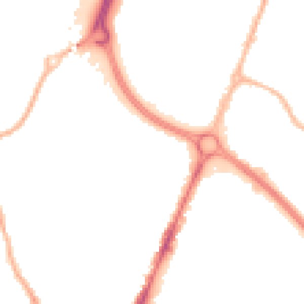 Night-time road noise heatmap for CV6 5HL