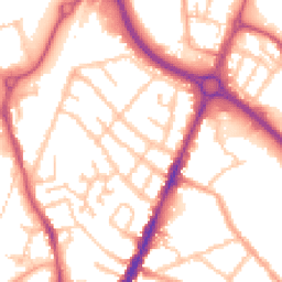 Daytime road noise heatmap for CV6 5JJ