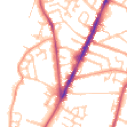 Daytime road noise heatmap for CV6 5PA
