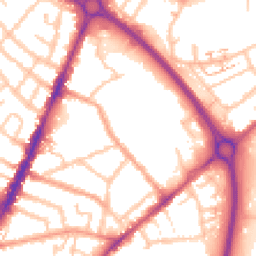Daytime road noise heatmap for CV6 5SP