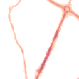 Night-time road noise heatmap for CV6 5TD