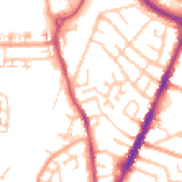 Daytime road noise heatmap for CV6 5TQ