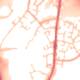 Daytime road noise heatmap for CV6 6BD