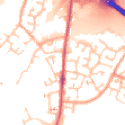 Daytime road noise heatmap for CV6 6BG