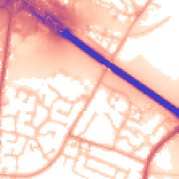 Daytime road noise heatmap for CV6 6BQ