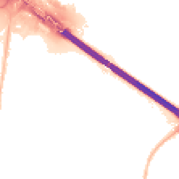 Night-time road noise heatmap for CV6 6BQ