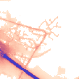 Daytime road noise heatmap for CV6 6DJ