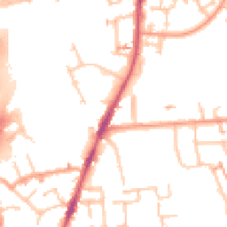 Daytime road noise heatmap for CV6 6DX