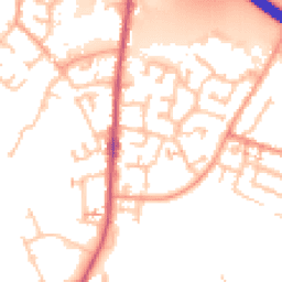 Daytime road noise heatmap for CV6 6EH