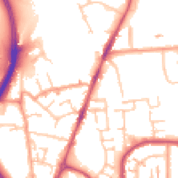 Daytime road noise heatmap for CV6 6EP