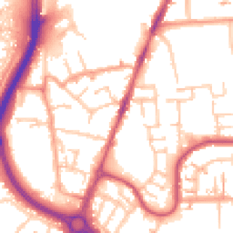 Daytime road noise heatmap for CV6 6ER