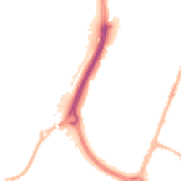 Night-time road noise heatmap for CV6 6FU