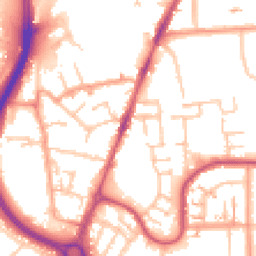Daytime road noise heatmap for CV6 6GS