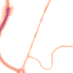 Night-time road noise heatmap for CV6 6GS