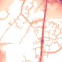 Daytime road noise heatmap for CV6 6NZ