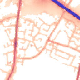 Daytime road noise heatmap for CV6 6PR