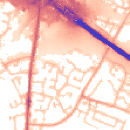 Daytime road noise heatmap for CV6 6PW