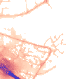 Daytime road noise heatmap for CV6 6PZ