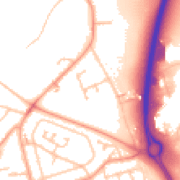 Daytime road noise heatmap for CV6 6QA