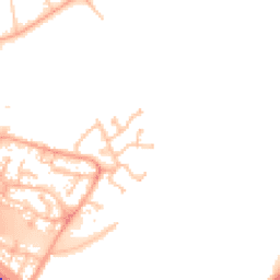 Daytime road noise heatmap for CV6 6QS