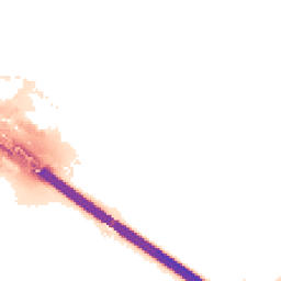 Night-time road noise heatmap for CV6 6TA