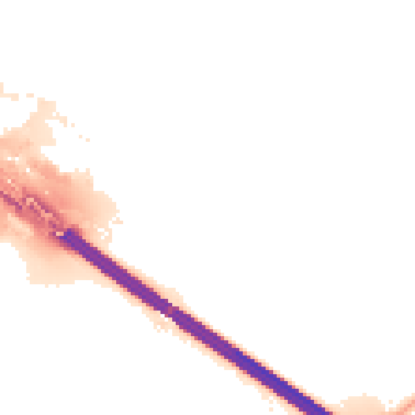Night-time road noise heatmap for CV6 6TB