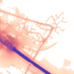 Daytime road noise heatmap for CV6 6TE