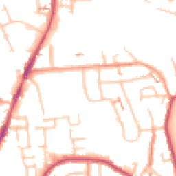Daytime road noise heatmap for CV6 7BH