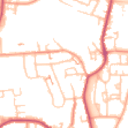 Daytime road noise heatmap for CV6 7DN