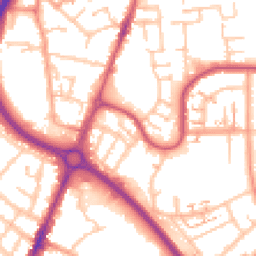 Daytime road noise heatmap for CV6 7DX