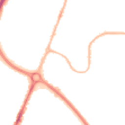 Night-time road noise heatmap for CV6 7DX