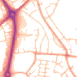 Daytime road noise heatmap for CV6 7NH