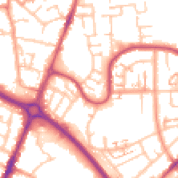 Daytime road noise heatmap for CV6 7NP