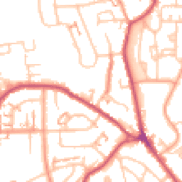 Daytime road noise heatmap for CV6 7QZ