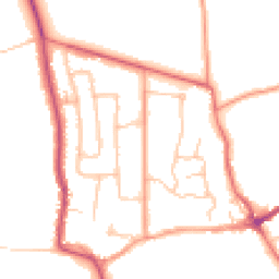 Daytime road noise heatmap for CV8 1AD