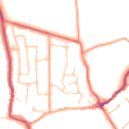 Daytime road noise heatmap for CV8 1AH
