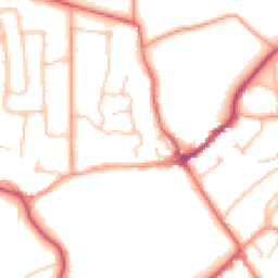 Daytime road noise heatmap for CV8 1AL
