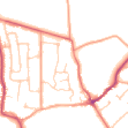 Daytime road noise heatmap for CV8 1AN