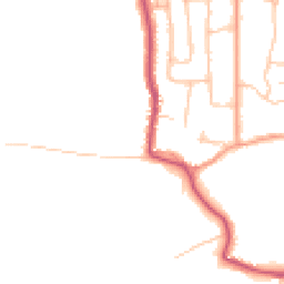 Daytime road noise heatmap for CV8 1AR