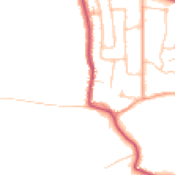 Daytime road noise heatmap for CV8 1AS