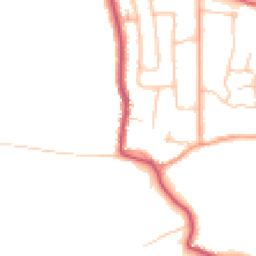 Daytime road noise heatmap for CV8 1AT