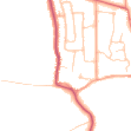 Daytime road noise heatmap for CV8 1AU