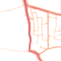 Daytime road noise heatmap for CV8 1AX