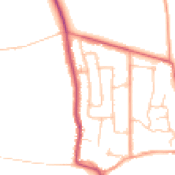 Daytime road noise heatmap for CV8 1BG
