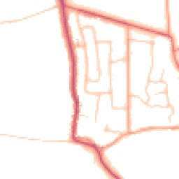 Daytime road noise heatmap for CV8 1BH
