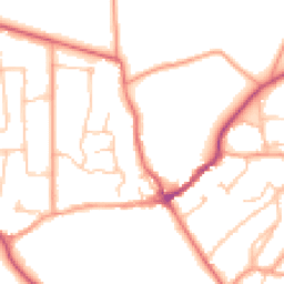 Daytime road noise heatmap for CV8 1BT
