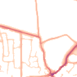 Daytime road noise heatmap for CV8 1BU
