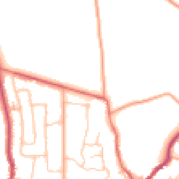 Daytime road noise heatmap for CV8 1BW